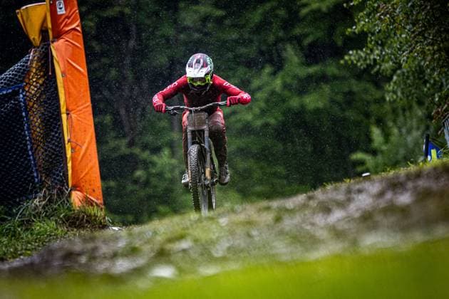 Whoop UCI MTB World Series DHI Worldcup Bielsko BiaÅa WILLIAMS Jordan SPECIALIZED GRAVITYat Whoop UCI MTB World Series DHI Worldcup Bielsko BiaÅa, 17 05 2025,in Szczyrk,POL Photo Sebastian Sternemann