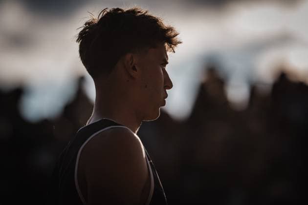 Beach volleyball men Allianz German Beach Tour 2025 Tourstop Düsseldorf 17 05 2025 Kristians Fokerots Düsseldorf Robert Lehr Ufer Nordrhein Westfalen Germany