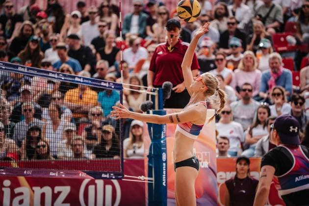 Beach volleyball, German Beach Tour in Düsseldorf