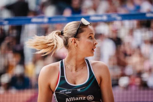 Beach volleyball women Allianz German Beach Tour 2025 Tourstop Düsseldorf 17 05 2025 Anna Chiara Reformat Düsseldorf Robert Lehr Ufer North Rhine-Westphalia Germany