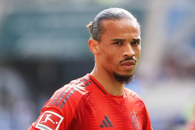 17 05 2025, xtvx, Soccer 1 Bundesliga, TSG 1899 Hoffenheim Bayern Munich v l Leroy Sane FC Bayern Muenchen Portrait DFL DFB REGULATIONS PROHIBIT ANY USE OF PHOTOGRAPHS as IMAGE SEQUENCES and or QUASI VIDEO Sinsheim