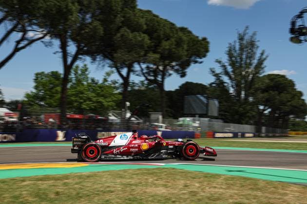 May 17, 2025, Imola, Bo, ITALY: Charles Leclerc (MON) - Scuderia Ferrari - Ferrari SF-25 - Ferrariduring Formula 1 AWS Gran Premio del Made in Italy e dell Emilia Romagna 2025 - Autodromo Enzo e Dino Ferrari, Imola (BO) Italy from 15th to 18th May 2025, Imola ITALY - ZUMAm217 20250517_zsp_m217_021 Copyright: xAlessioxDexMarcox