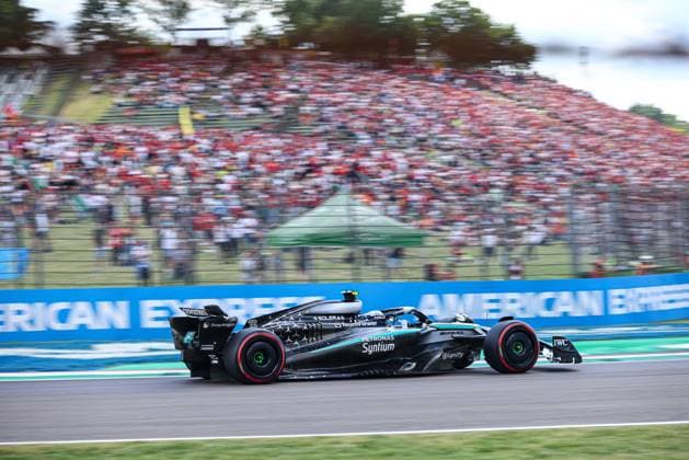 May 17, 2025, Imola, Bo, ITALY: Andrea Kimi Antonelli (ITA) - Mercedes-AMG PETRONAS F1 Team - Mercedes W16 - Mercedes E Performance during Formula 1 AWS Gran Premio del Made in Italy e dell Emilia Romagna 2025 - Autodromo Enzo e Dino Ferrari, Imola (BO) Italy from 15th to 18th May 2025, Imola ITALY - ZUMAm217 20250517_zsp_m217_191 Copyright: xAlessioxDexMarcox