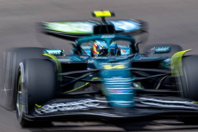 IMOLA, ITALY: Fernando Alonso, racing for the Aston Martin F1 team during the 2025 Formula 1 Emilia Romagna Grand Prix at the Imola Circuit in Imola, Italy