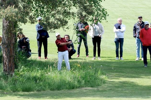 GOLF - Goesser Open 2025 MARIA LANKOWITZ,AUSTRIA,17.MAY.25 - GOLF - Alps Tour, Goesser Open, GC Erzherzog Johann. Image shows Asier Aguirre Izcue (ESP) .  GEPAxpictures xHansxOberlaender