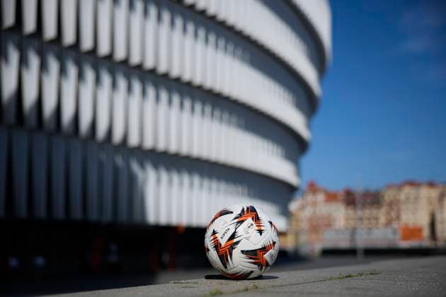 Previews - UEFA Europa League Final 2025 A general view of the outside of San Mames ahead of the UEFA Europa League 2024 25 Final match between Tottenham Hotspur and Manchester United, ManU at San Mames on May 17, 2025, in Bilbao, Spain. Bilbao San Mames Navarra Spain RL_TOTvMUTD_ELF_000013 Copyright: xRicardoxLarreinax