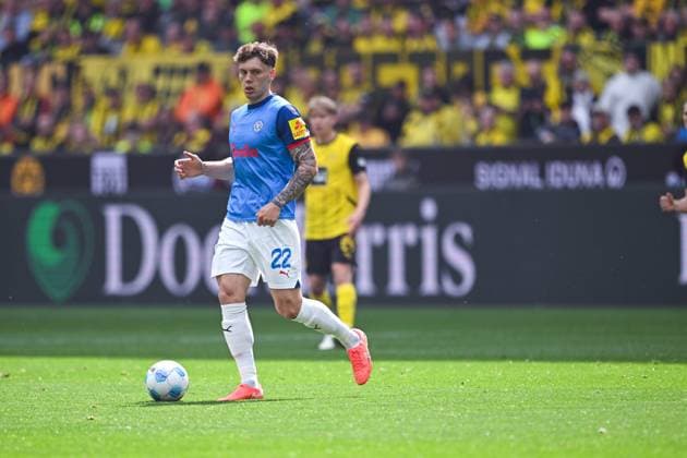 17 05 2025, Football, Bundesliga, 34 Matchday Season 2024 2025, Borussia Dortmund Holstein Kiel, Nicolai Remberg Holstein Kiel , xRHR PHOTO TKx Copyright: RHR-FOTOx RHR-FOTO TK