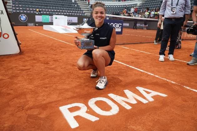 Internazionali BNL d Italia Jasmine Paolini during the Internazionali BNL d Italia 2025 at Foro Italico, Italy, May 17th, 2025 Imago-Images Emmefoto Copyright: xImago-Images Emmefotox