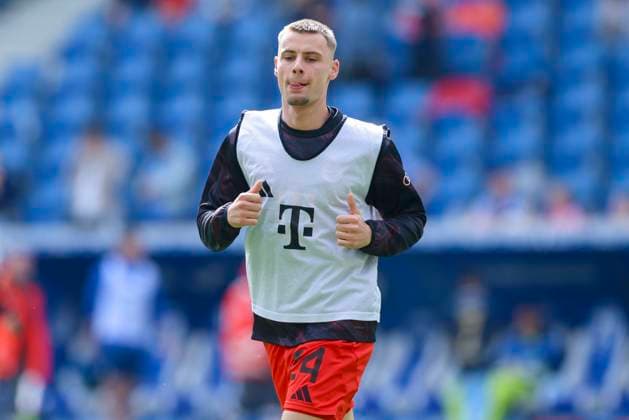 Gabriel Vidovic FC Bayern Muenchen looks on, Bundesliga, TSG 1899 Hoffenheim v FC Bayern München, PreZero Arena on May 17, 2025 in Sinsheim, Germany Photo by Marco Steinbrenner DeFodi Images Gabriel Vidovic FC Bayern Muenchen looks on, Bundesliga, TSG 1899 Hoffenheim v FC Bayern München, PreZero Arena, May 17, 2025 in Sinsheim, Germany Photo by Marco Steinbrenner DeFodi Images DFL regulations prohibit any use of photographs as image sequences and or quasi video