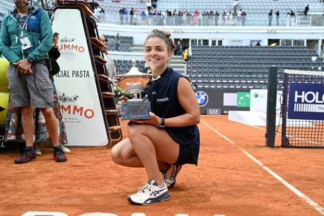 BNL International of Italy Italian Tennis Internationals BNL, women s singles. In the photo: Jasmine Paolini wins the match. Rome, Italy 17 May 2025, Credit:Maria Laura Antonelli Avalon Italy, Rome  Copyright: xMariaxLauraxAntonellix xAvalonx 0819418900st