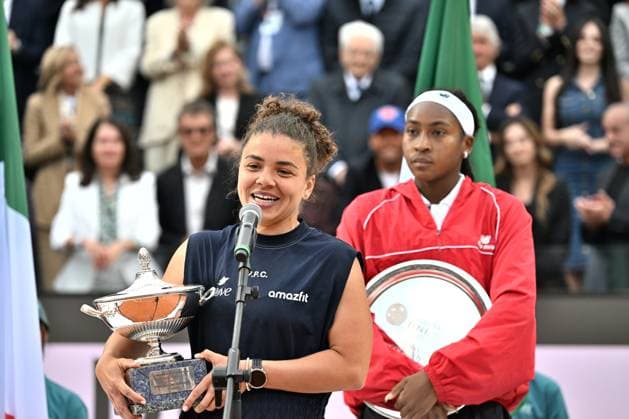 BNL International of Italy Italian Tennis Internationals BNL, women s singles. In the photo: Jasmine Paolini wins the match. Rome, Italy 17 May 2025, Credit:Maria Laura Antonelli Avalon Italy, Rome  Copyright: xMariaxLauraxAntonellix xAvalonx 0819418975st