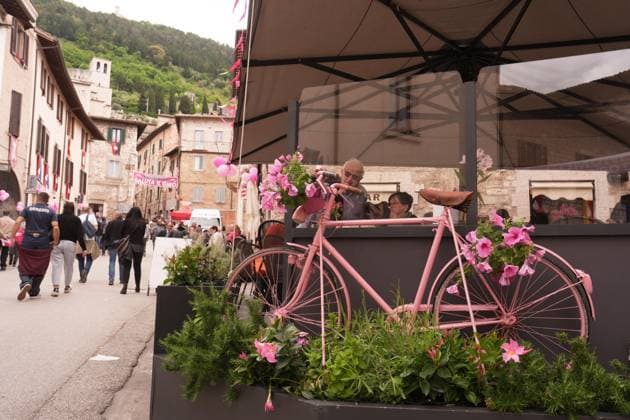 The stage 9 of the Giro d™Italia from Gubbio to Siena, Italy - Sunday, May 18, 2025. - cycling.  Copyright: xMassimoxPaolone Lapressex