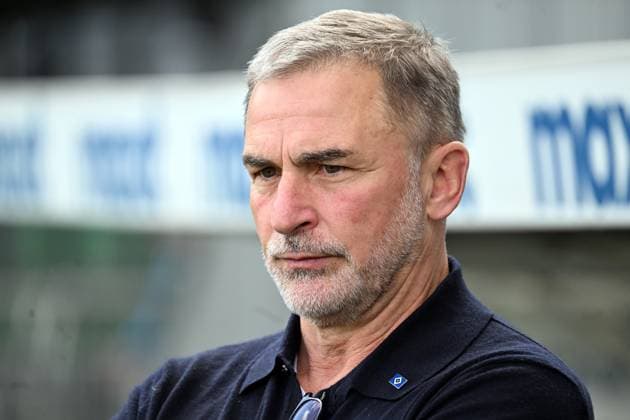 18 05 2025, xjhx, Fussball 2 Bundesliga, Spvgg Greuther Fuerth Hamburger SV v l Vorstand Sport Stefan Kuntz Hamburger SV DFL DFB REGULATIONS PROHIBIT ANY USE OF PHOTOGRAPHS as IMAGE SEQUENCES and or QUASI VIDEO Fuerth