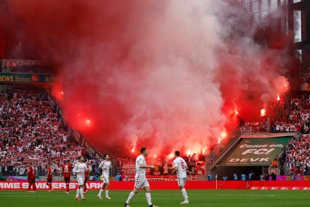 2 Soccer Bundesliga, 1 FC Köln 1 FC Kaiserslautern, 18 05 2025 34 Matchday of 2 Soccer Bundesliga, 2 Soccer Bundesliga, 1 FC Köln 1 FC Kaiserslautern on 18 05 2025 at RheinEnergie Stadium in Cologne THE DFL REGULATIONS PROHIBIT ANY USE OF PHOTOS AS IMAGE SEQUENCES AND OR QUASI VIDEO Copyright: xBEAUTIFULxSPORTS AxelxKohringx