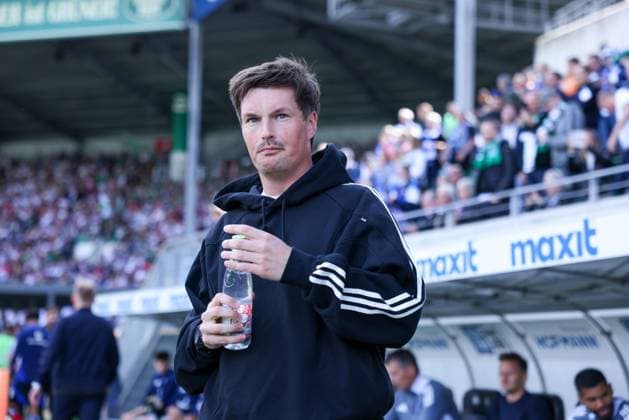 Head Coach Merlin Polzin Hamburger SV , Spvgg Greuther Fuerth vs Hamburger SV Football, 2 Bundesliga, DFL, Saison 2024 2025, Rueckrunde, 34 Spieltag, 18 05 2025 DFB regulations prohibit any use of photographs as image sequences and or quasi video Copyright: xkolbert-press MartinxAgüerax