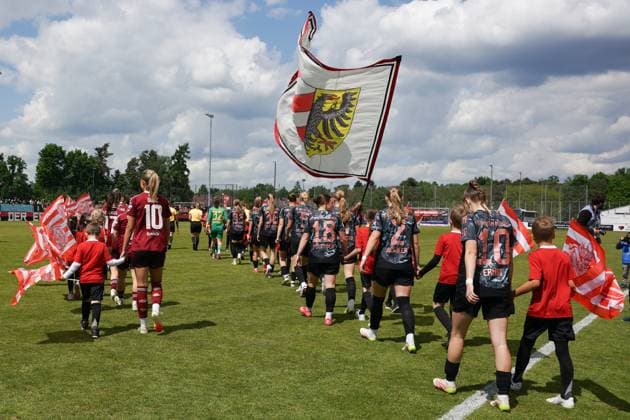 27 04 2025 Soccer Season 2024 2025 2 Women Soccer Bundesliga 26 Matchday 1 FC Nürnberg FCN Club Clubfrauen FC Bayern München II FCB Sportfoto Zink ChPr xdcxcpx