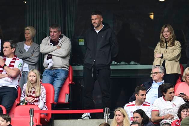 Lukas Podolski, 1 FC Koeln vs 1 FC Kaiserslautern, 2 Bundesliga, 34 Matchday, 18 05 2025 DFB regulations prohibit any use of photographs as image sequences and or quasi video Koeln Nordrhein Westfalen Germany Copyright: xkolbert-press MarcxNiemeyerx