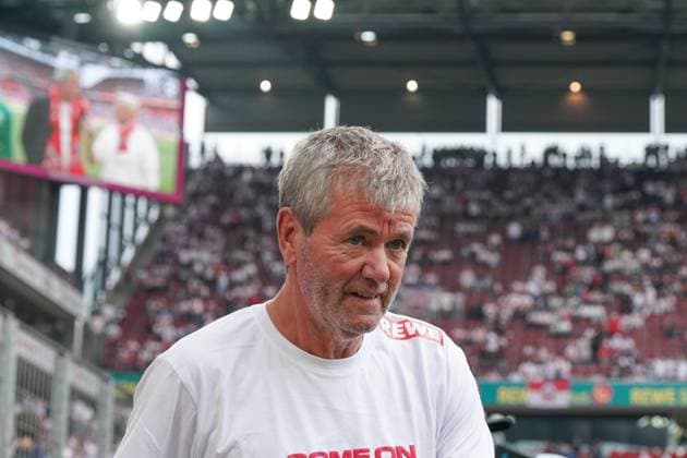 18 05 2025 Germany 2 Soccer Bundesliga 2024 2025, Matchday 34 1 FC Köln vs 1 FC Kaiserslautern Rhein Energie Stadion Köln Friedhelm Funkel Coach, 1 FC Köln Copyright: xJOERANxSTEINSIEKx