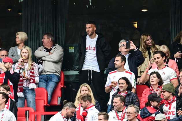 Lukas Podolski, 1 FC Koeln vs 1 FC Kaiserslautern, 2 Bundesliga, 34 Matchday, 18 05 2025 DFB regulations prohibit any use of photographs as image sequences and or quasi video Koeln Nordrhein Westfalen Germany Copyright: xkolbert-press MarcxNiemeyerx