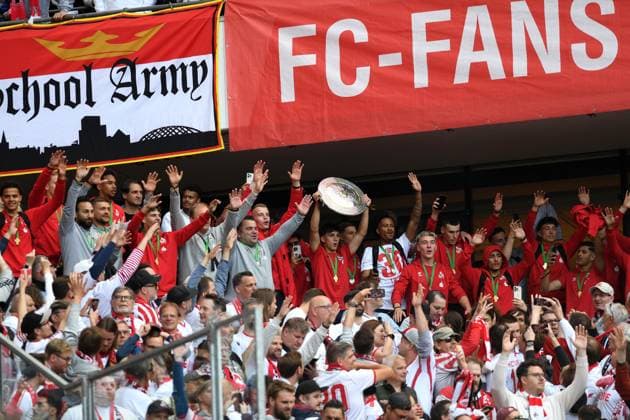 German champion 1 FC Koeln A Juniors celebrating, celebrating, celebrating during the 2 Bundesliga match between 1 FC Köln and 1 FC Kaiserslautern at RheinEnergieStadion on May 18, 2025 in Cologne, Germany Photo by Ralf Treese DeFodi Images German champion 1 FC Koeln A Juniors celebrating, celebrating, celebrating during the 2 Bundesliga match between 1 FC Köln and 1 FC Kaiserslautern at RheinEnergieStadion on May 18, 2025 in Cologne, Germany Photo by Ralf Treese DeFodi Images DFB DFL REGULATIONS PROHIBIT ANY USE OF PHOTOGRAPHS AS IMAGE SEQUENCES AND OR QUASI VIDEO Photo by Ralf Treese DeFodi Images