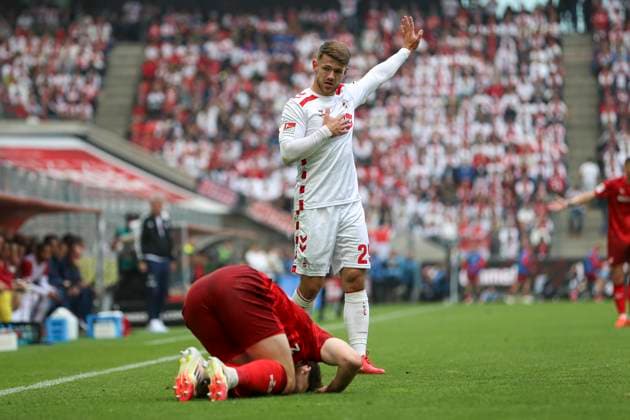 Jan Thielmann 1 FC Koeln gestures, gestures during the 2 Bundesliga match between 1 FC Köln and 1 FC Kaiserslautern at RheinEnergieStadion on May 18, 2025 in Cologne, Germany Photo by Oliver Kaelke DeFodi Images Jan Thielmann 1 FC Koeln gestures during the 2 Bundesliga match between 1 FC Köln and 1 FC Kaiserslautern at RheinEnergieStadion on May 18, 2025 in Cologne, Germany Photo by Oliver Kaelke DeFodi Images DFB DFL REGULATIONS PROHIBIT ANY USE OF PHOTOGRAPHS AS IMAGE SEQUENCES AND OR QUASI VIDEO Photo by Oliver Kaelke DeFodi Images
