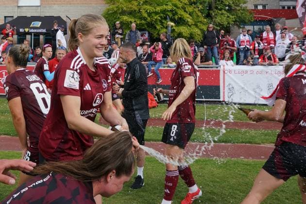 27 04 2025 Soccer Season 2024 2025 2 Women Soccer Bundesliga 26 Matchday 1 FC Nürnberg FCN Club Clubfrauen FC Bayern München II FCB Sportfoto Zink ChPr xdcxcpx Anne Führlein Fuehrlein 16, 1 FC Nürnberg FCN