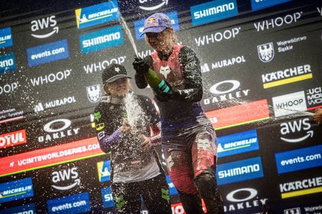 Whoop UCI MTB World Series DHI Worldcup Bielsko BiaÅa SEAGRAVE Tahnee ORBEA FMD RACINGat Whoop UCI MTB World Series DHI Worldcup Bielsko BiaÅa, 18 05 2025,in , photo Sebastian Sternemann