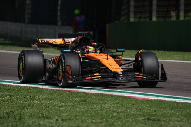 Formula 1 Grand Prix Emilia Romagna 2025 18 05 2025, Autodromo Enzo e Dino Ferrari, Imola, Formula 1 Grand Prix Emilia Romagna 2025 ,in the picture Oscar Piastri AUS , McLaren F1 Team nordphotoxGmbHx xBratic nph00250