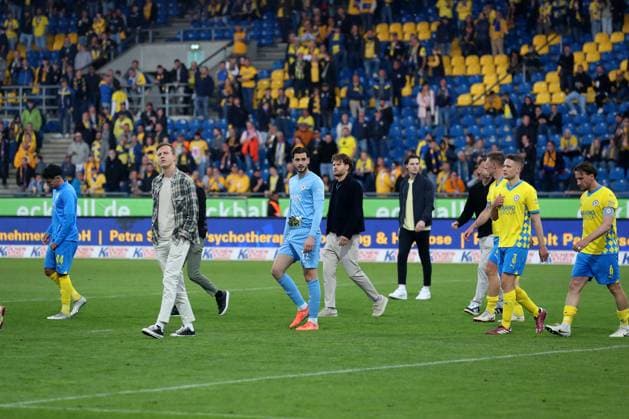 Braunschweig vs. Nuremberg, 2 BL Braunschweig, 18 05 2025, FOOTBALL Eintracht Braunschweig vs. 1 FC Nuremberg, 2 BL, Season 2024 25 End of match, Braunschweig