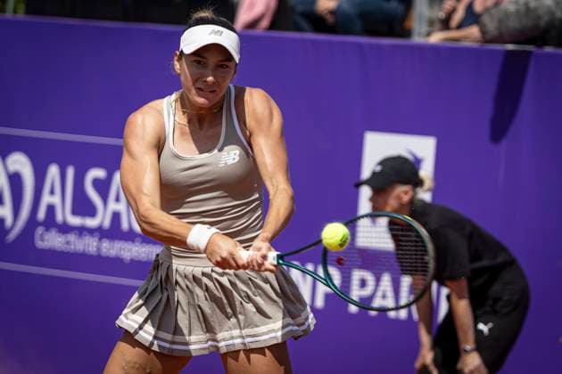 TENNIS: Internationaux de Strasbourg 18 05 2025 Court Patrice Dominguez. McCARTNEY KESSLER (USA)  Copyright: xelyxandroxcegarrax