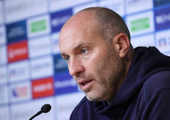Head Coach Daniel Scherning Eintracht Braunschweig Football, Men, Season 2024 2025 2 BL, Eintracht Stadion, Eintracht Braunschweig vs 1 FC Nuernberg, 1 4 Braunschweig must go to relegation DFL REGULATIONS PROHIBIT ANY USE OF PHOTOGRAPHS AS IMAGE SEQUENCES AND OR QUASI VIDEO