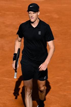 Foto IPP Cavaliere Emiliano. Roma 18 05 2025. Tennis Internazionali d Italia 2025. Nella foto: Jannik Sinner. Italy Photo Press - World Copyright italy ITALY  Copyright: xR4924_italyphotopressx