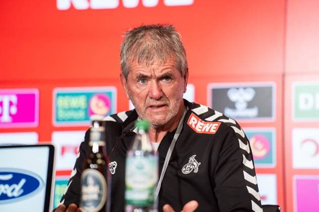 GER, 2 FBL, 1 FC Köln Koel vs 1 FC Kaiserslautern 18 05 2025, RheinEnergieStadion, Köln, GER, 2 FBL, 1 FC Köln Koel vs 1 FC Kaiserslautern in picture Press conference with Friedhelm Funkel Head Coach, 1 FC Köln Koeln after the match nordphotoxGmbHxx xChristianxSchulze nph000300