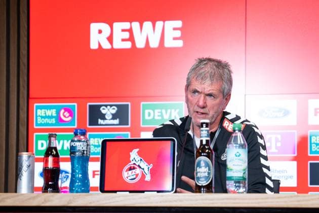 18 05 2025, Football, 2 Bundesliga, Matchday 34 Season 2024 2025, 1 FC Köln 1 FC Kaiserslautern, Press conference after the match Coach Friedhelm Funkel 1 FC Köln xRHR PHOTO TKx Copyright: RHR-FOTOx RHR-FOTO TK