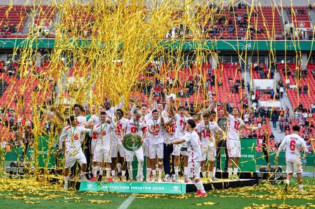 COLOGNE, GERMANY - 18 MAY, 2025: - The final match of 2.Bundesliga 1.FC Koeln vs 1. FC Kaiserslautern at Rhein Energie Stadion.  Copyright: xVITALIIxKLIUIEVx