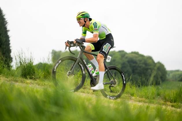 Cycling, 107 Rund um Köln, 18 05 2025 Michiel Lambrecht BEL, Wagner Bazin WB Cologne North Rhine-Westphalia Germany Copyright: xMarcelxHilgerx