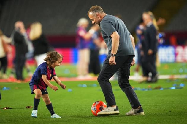 Sport Themen der Woche KW20 Sport Bilder des Tages Barcelona, Spain, Season 2024 2025, La Liga EA Sports, Matchday 37, FC Barcelona, Barca v Villarreal CF, Lluis Companys Stadium, 18 May 2025 Copyright: xBaguxBlancox xPressinphotox