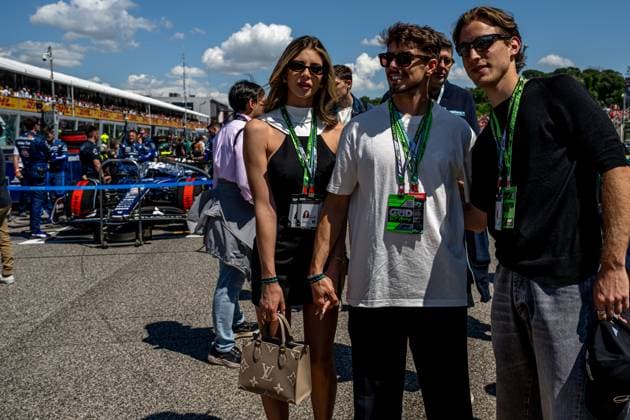 IMOLA, ITALY: Fabio Di Giannantonio, MotoGP , at the 2025 Formula 1 Emilia Romagna Grand Prix at the Imola Circuit in Imola, Italy.