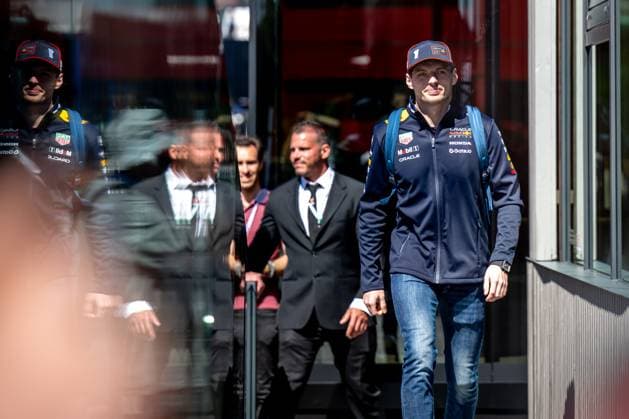 IMOLA, ITALY: Max Verstappen, racing for the Red Bull Racing team during the 2025 Formula 1 Emilia Romagna Grand Prix at the Imola Circuit in Imola, Italy