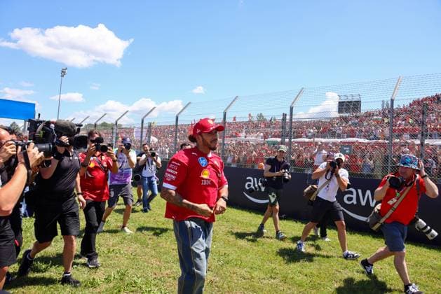 May 18, 2025, Imola, Bo, ITALY: Lewis Hamilton (GBR) - Scuderia Ferrari - Ferrari SF-25 - Ferrari during Formula 1 AWS Gran Premio del Made in Italy e dell Emilia Romagna 2025 - Autodromo Enzo e Dino Ferrari, Imola (BO) Italy from 15th to 18th May 2025, Imola ITALY - ZUMAm217 20250518_zsp_m217_074 Copyright: xAlessioxDexMarcox