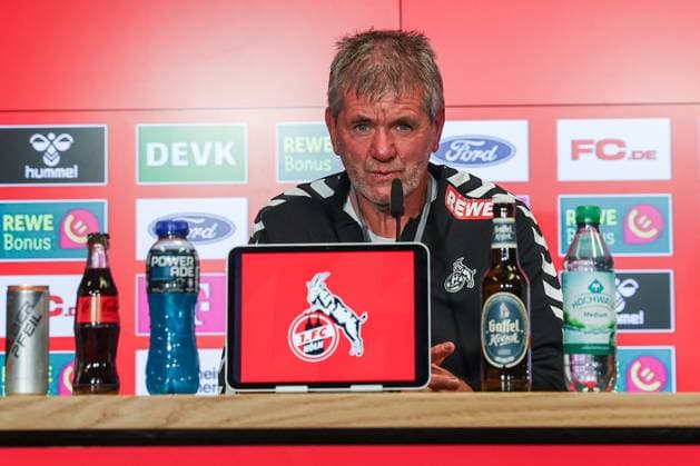 2 Bundesliga 24 25 1 FC Köln 1 FC Kaiserslautern on 18 05 2025 at RheinEnergieSTADION in Cologne Head Coach Friedhelm Funkel Koeln at the press conference MH
