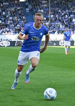 18 05 2025, xsltx, Soccer 2 Bundesliga, SV Darmstadt 98 Jahn Regensburg v l Isac Lidberg SV Darmstadt 98 DFL DFB REGULATIONS PROHIBIT ANY USE OF PHOTOGRAPHS as IMAGE SEQUENCES and or QUASI VIDEO