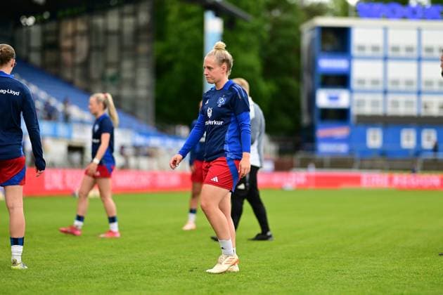 Soccer I Women I Season 2024 2025 I 2 Bundesliga I 26 Matchday I SV Meppen Hamburger SV I 18 05 2025 Close-up, single photo, cropped, portrait, portrait, single image, single photo, body Sarah Vanessa Stöckmann 22, Hamburger SV Meppen Hänsch Arena Lower Saxony Germany Copyright: xLobeca FelixxSchlikisx
