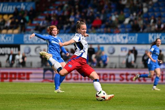 Soccer I Women I Season 2024 2025 I 2 Bundesliga I 26 Matchday I SV Meppen Hamburger SV I 18 05 2025 Christin Meyer 16, Hamburger SV Meppen Hänsch Arena Niedersachsen Germany Copyright: xLobeca FelixxSchlikisx
