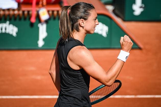 May 19, 2025, Paris, France, France: Petra MARTIC of Croatia celebrates his point during the first qualifying day of Roland-Garros 2025, French Open 2025, Grand Slam tennis tournament at Roland-Garros Stadium on May 29, 2025 in Paris, France. Paris France - ZUMAm308 20250519_zsp_m308_005 Copyright: xMatthieuxMirvillex