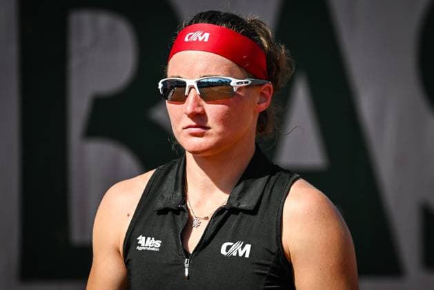 May 19, 2025, Paris, France, France: Carole MONNET of France during the first qualifying day of Roland-Garros 2025, French Open 2025, Grand Slam tennis tournament at Roland-Garros Stadium on May 29, 2025 in Paris, France. Paris France - ZUMAm308 20250519_zsp_m308_006 Copyright: xMatthieuxMirvillex
