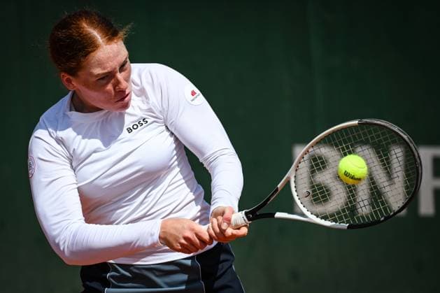 May 19, 2025, Paris, France, France: Ella SEIDEL of Germany during the first qualifying day of Roland-Garros 2025, French Open 2025, Grand Slam tennis tournament at Roland-Garros Stadium on May 29, 2025 in Paris, France. Paris France - ZUMAm308 20250519_zsp_m308_011 Copyright: xMatthieuxMirvillex