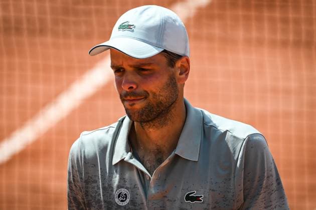 May 19, 2025, Paris, France, France: Gregoire BARRERE of France during the first qualifying day of Roland-Garros 2025, French Open 2025, Grand Slam tennis tournament at Roland-Garros Stadium on May 29, 2025 in Paris, France. Paris France - ZUMAm308 20250519_zsp_m308_012 Copyright: xMatthieuxMirvillex