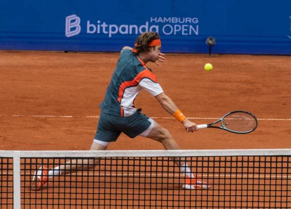 Hamburg Open Tennis am Rothenbaum Hamburg 19 05 2025, Tennisstadion am Rothenbaum , Hamburg in the picture Abdrey Rubllev Â