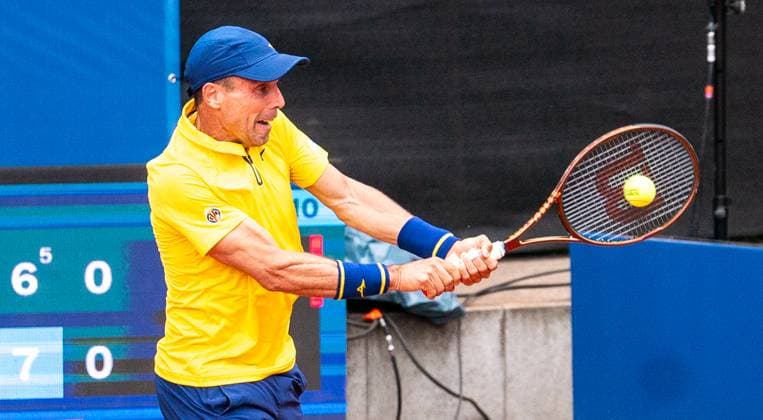 19 05 2025, ATP 500, Tennis, Men, Hamburg Open, Hamburg, 1 round, Marcos Giron USA Roberto Bautista Agut Spain Roberto Bautista Agut Spain Hamburg Tennis Stadium Am Rothenbaum Hamburg Germany
